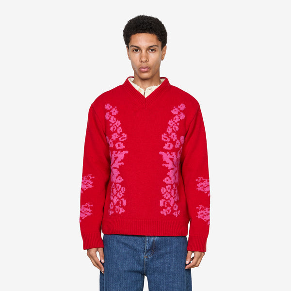 Khivs Pullover Peony | Red Jumpers