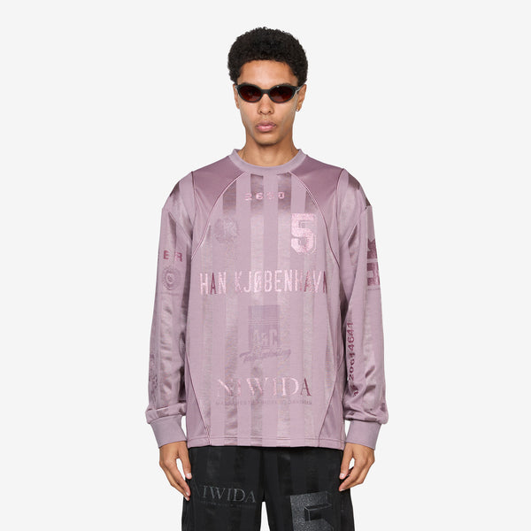 Football Mesh Longsleeve Dusty Purple Tees