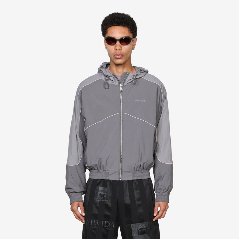 Detailed Track Jacket Dark Grey Jackets