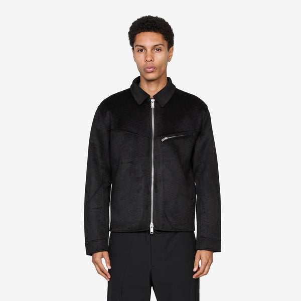 Diamond Boxy Jacket Black Jackets