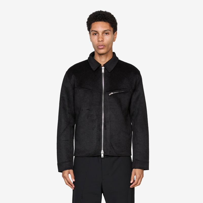 Diamond Boxy Jacket Black Jackets