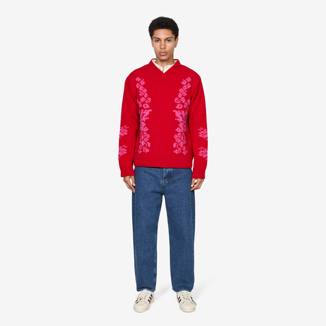 Khivs Pullover Peony | Red Jumpers