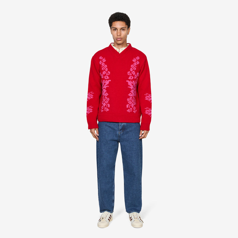Khivs Pullover Peony | Red Jumpers