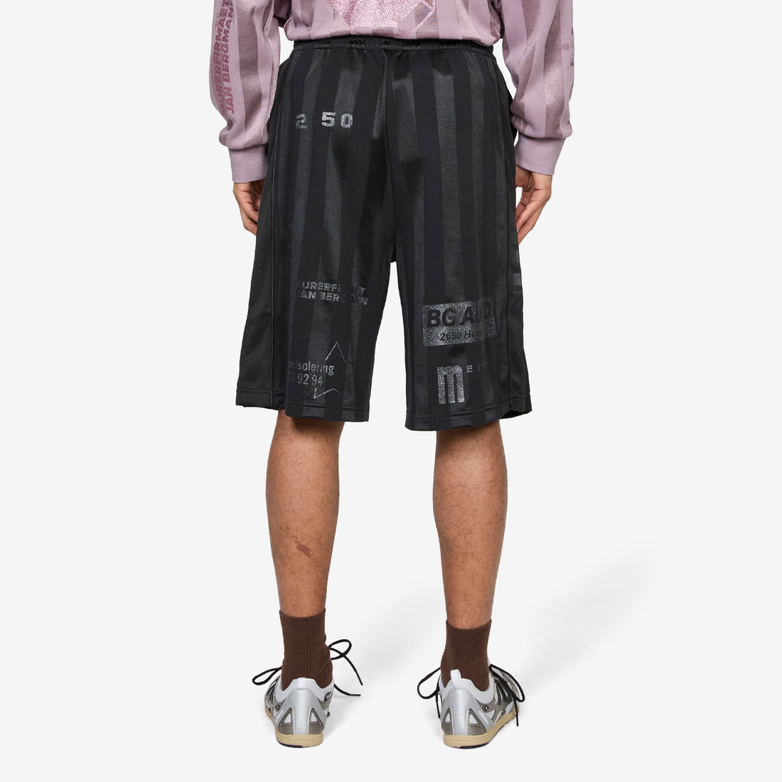 Football Mesh Shorts Black Shorts