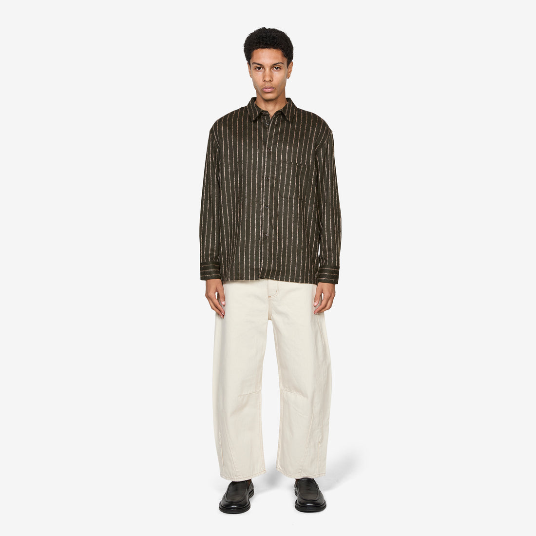 Gusto Shirt Salmon Stripe Shirts