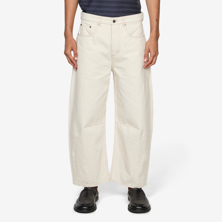 Kandan Jeans Ecru Selvedge Denim Front