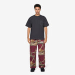 New York Arch Open Hem Sweatpant Merlot