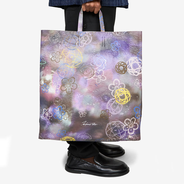 Kenzo x Futura 2000' Kenzo Paper Large Tote Bag Multicolour