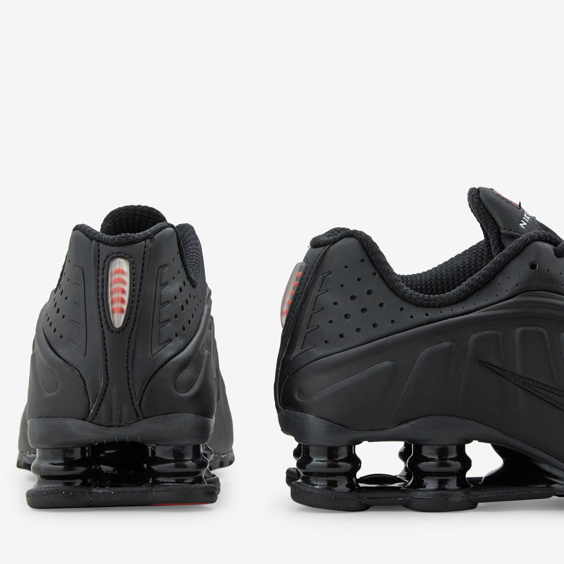Women's Shox R4 Black | Black | Black | Max Orange Footwear