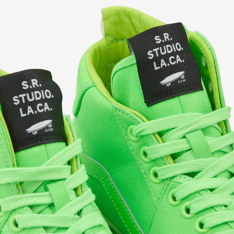 Sterling Ruby x Clash The Wall Green Gecko Footwear
