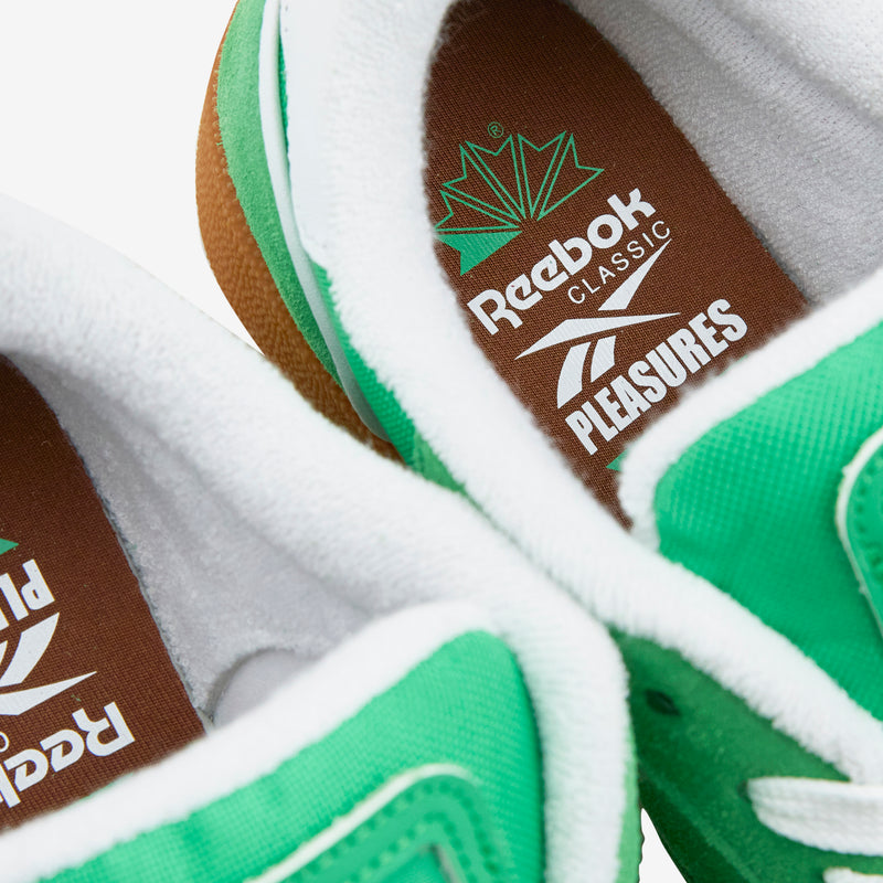 PLEASURES x Club C Bulc Sport Green | Green | White Footwear