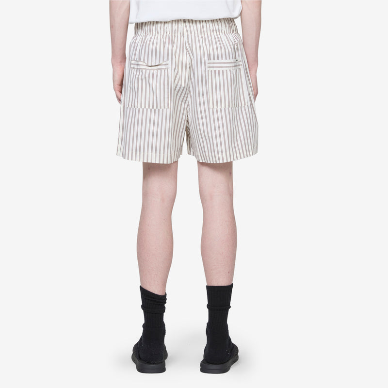 Cotton Poplin Pyjama Shorts Hopper Stripes