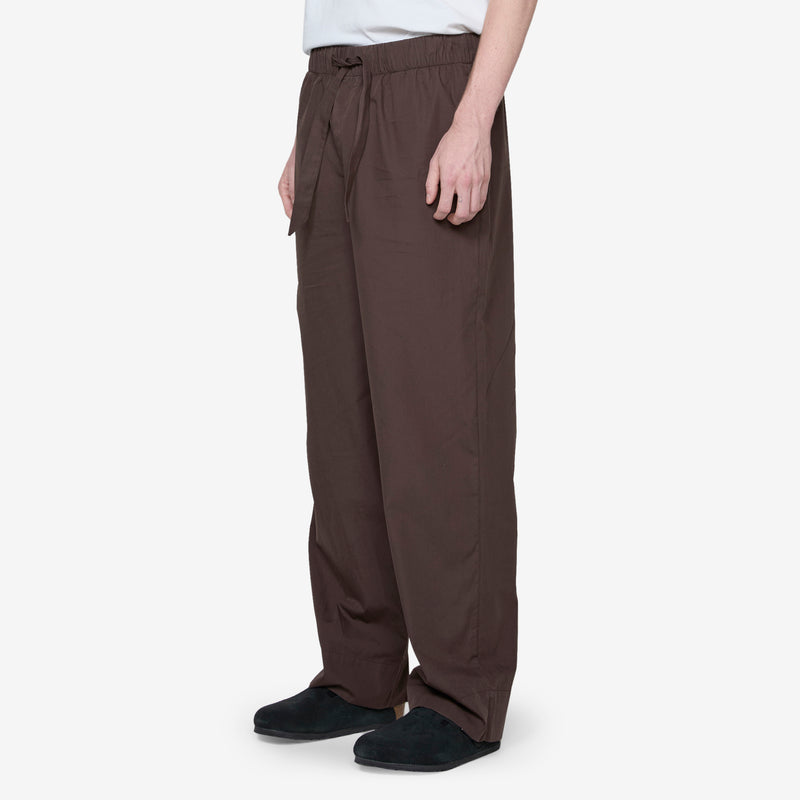 Cotton Poplin Pyjama Pant Coffee