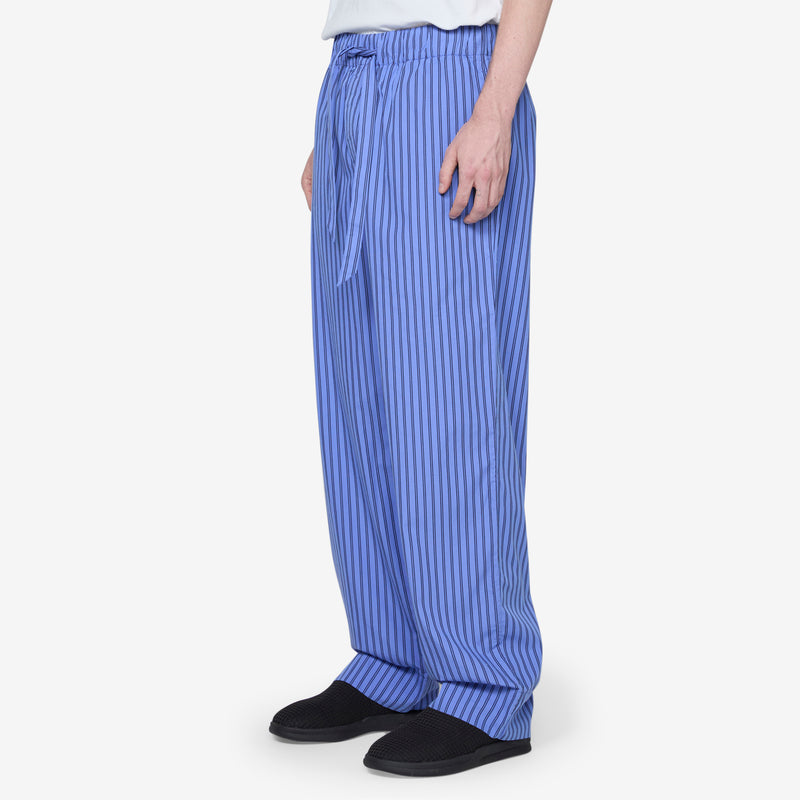 Cotton Poplin Pyjama Pant Boro Stripes Pants