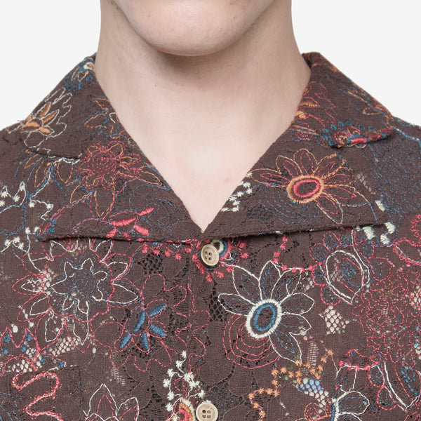 Linus Jacquard Shirt Brown