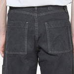 Wide Twist Work Jeans Black