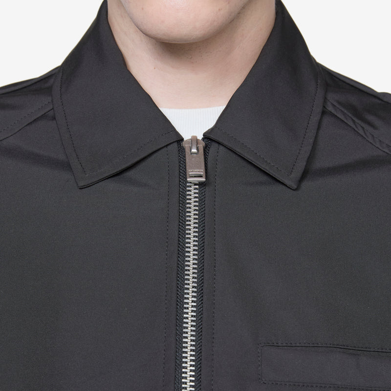 Layered Boxy Jacket Black Jackets