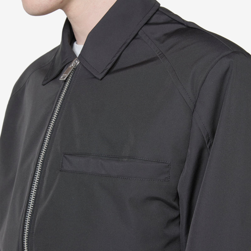 Layered Boxy Jacket Black Jackets