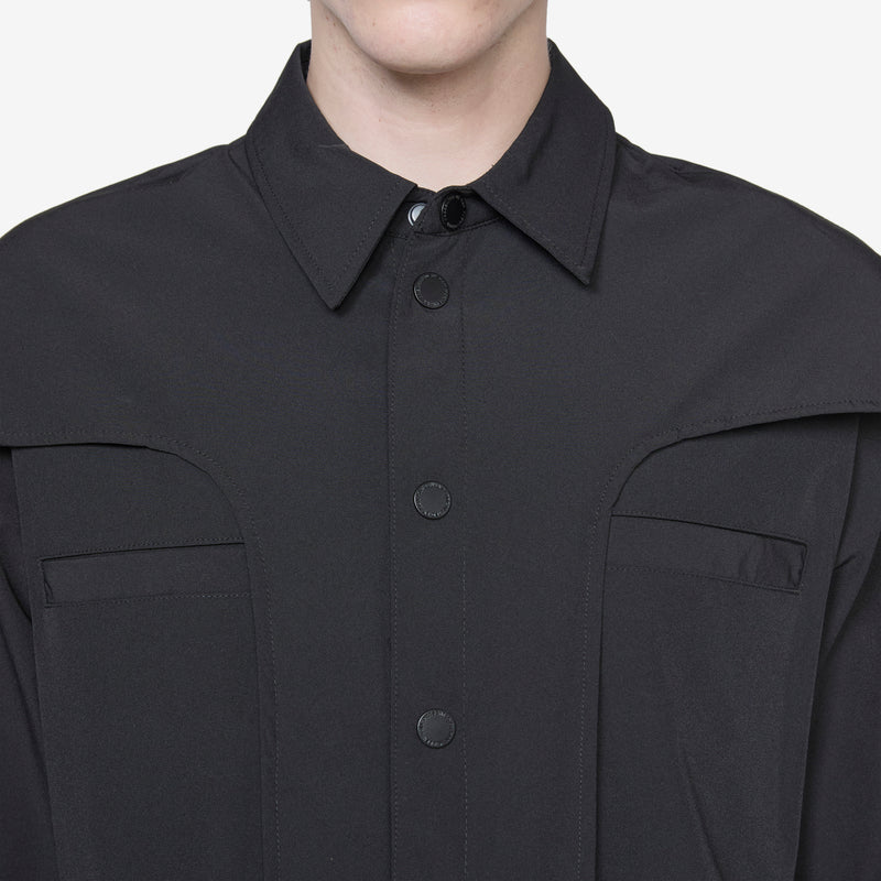 Washed Technical Shirt Black