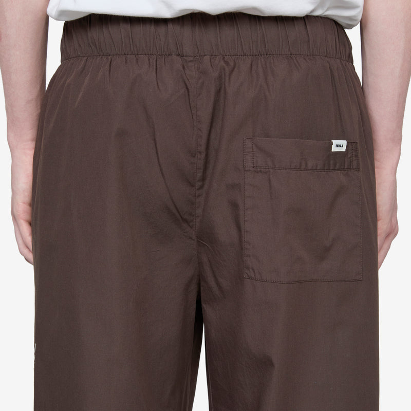 Cotton Poplin Pyjama Pant Coffee Pants
