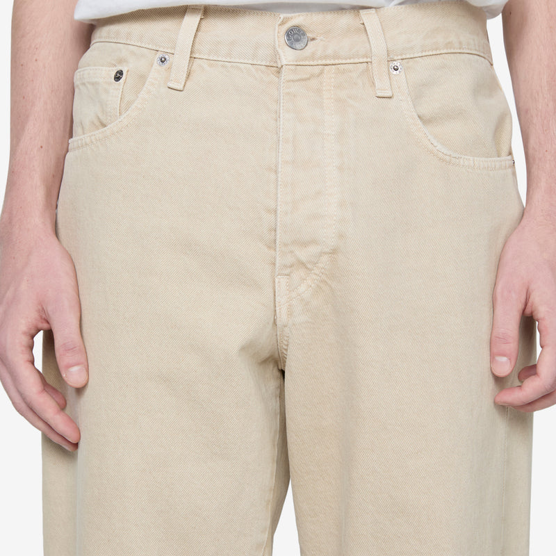 Wide Twist Work Jeans Vintage Sand Pants