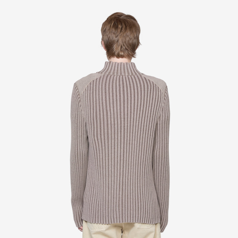 Classic Zip Cardigan Pink Cast Cotton Cash – Above The Clouds