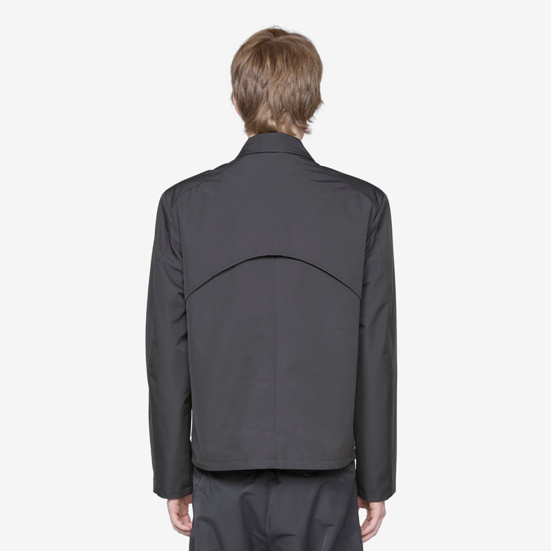 Layered Boxy Jacket Black Jackets