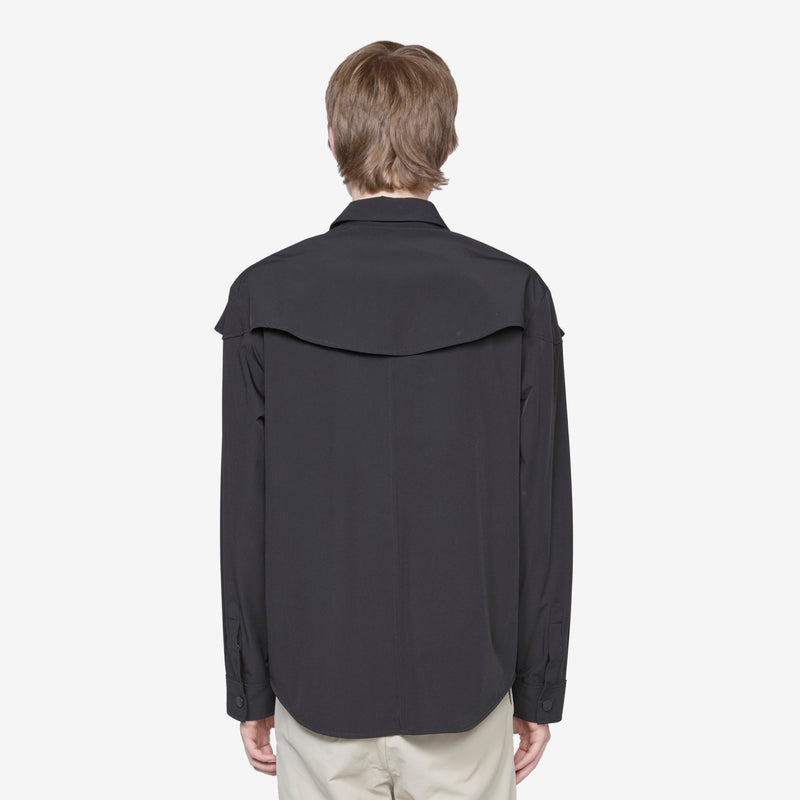 Washed Technical Shirt Black Shirts