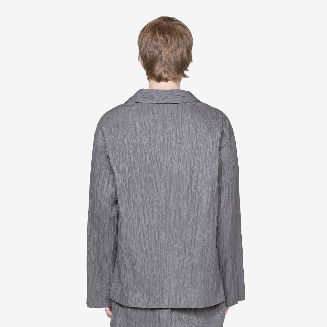 Crinkle Blazer Graphite Jackets