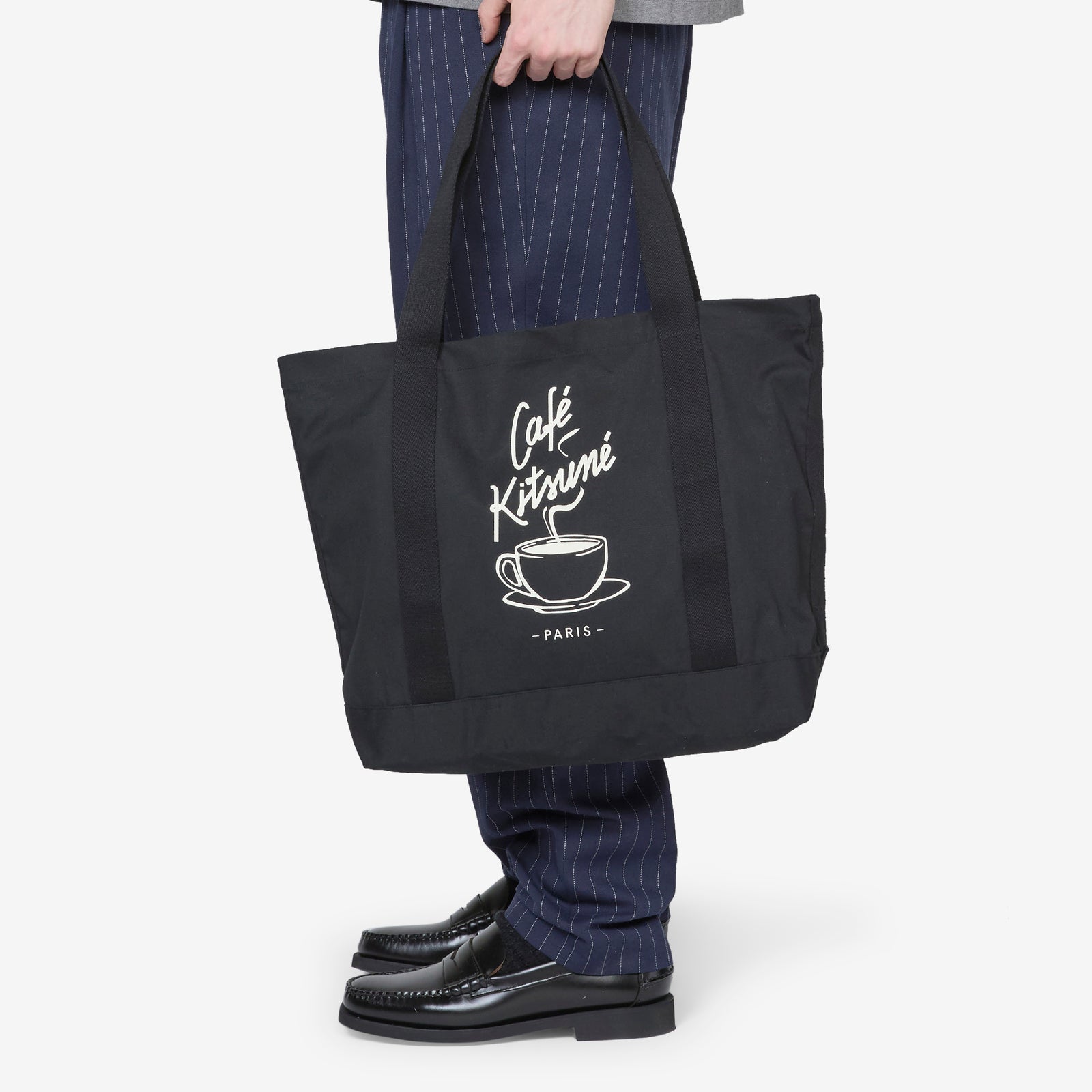 CAFE KITSUNE COFFEE CUP MINI TOTE BAG | Maison Kitsuné