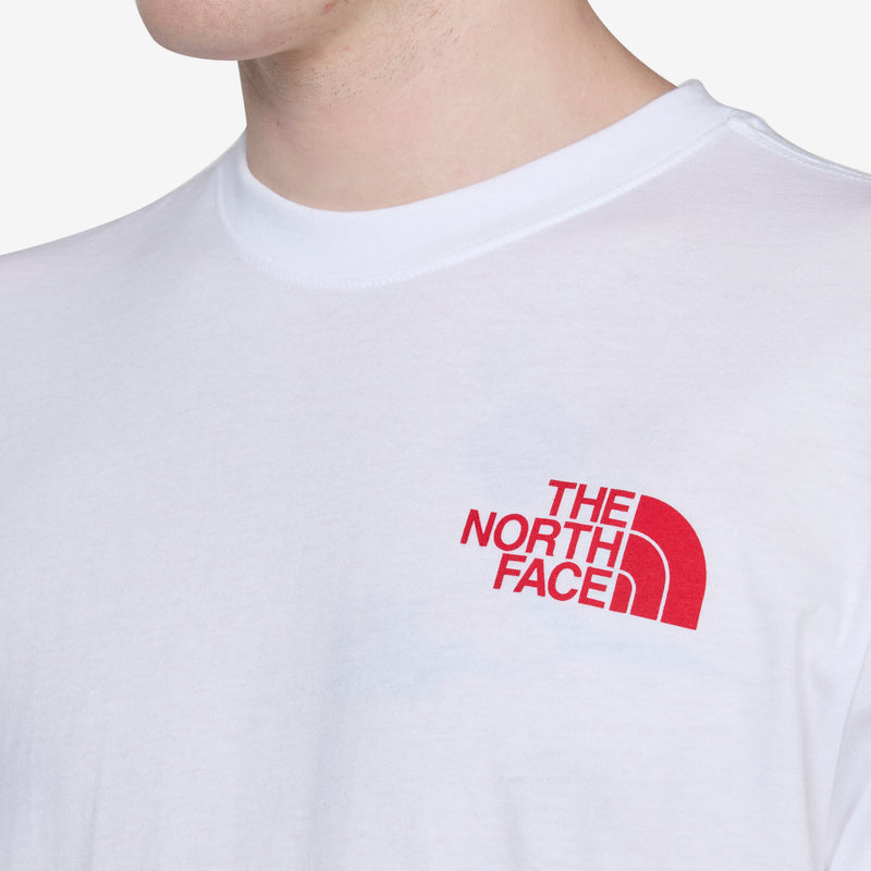 Short Sleeve Box NSE T-Shirt TNF White | TNF Red Tees