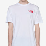 Short Sleeve Box NSE T-Shirt TNF White | TNF Red