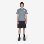 Short Sleeve Box NSE T-Shirt TNF Medium Grey Heather | TNF Blue