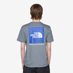 Short Sleeve Box NSE T-Shirt TNF Medium Grey Heather | TNF Blue