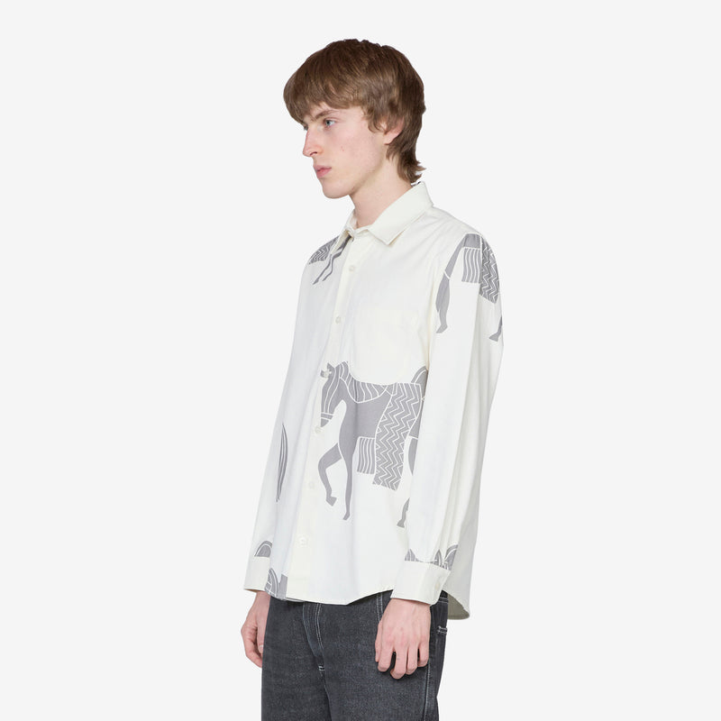 Repeated Horse Shirt Off White Shirts