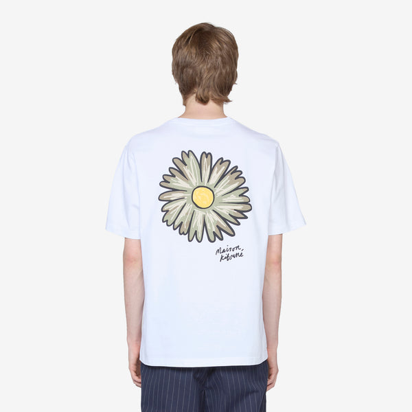 Floating Flower Comfort T-Shirt White