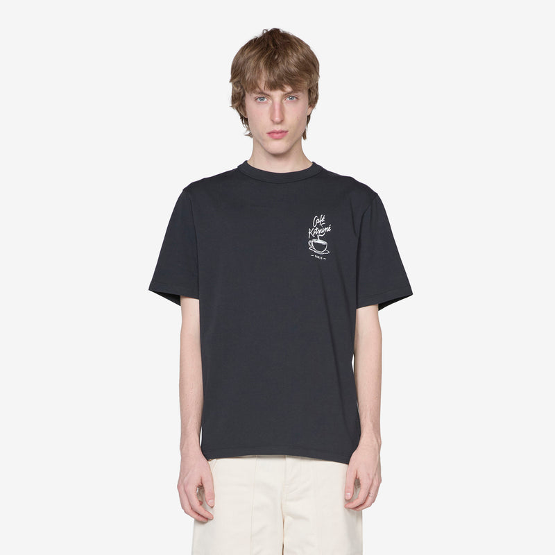 Café Kitsuné Coffee Cup Relax T-Shirt Black Tees