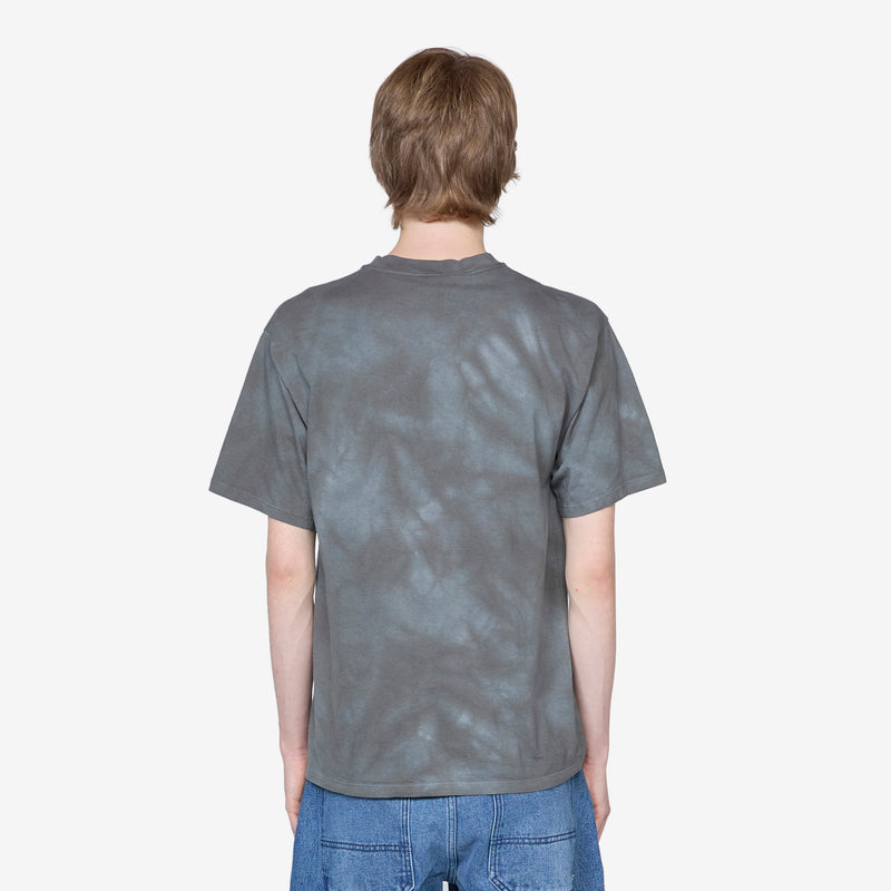 Grunge Happy Dude Short Sleeve T-Shirt Grey