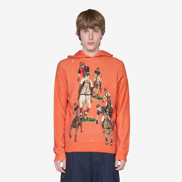 The Five Horsemen Hooded Sweater Spectrum Orange