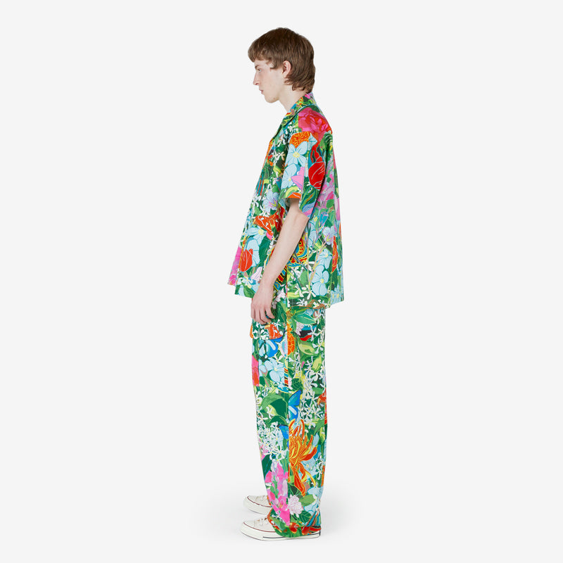 Unisex Camo Print Cargo Pant Multi Pants