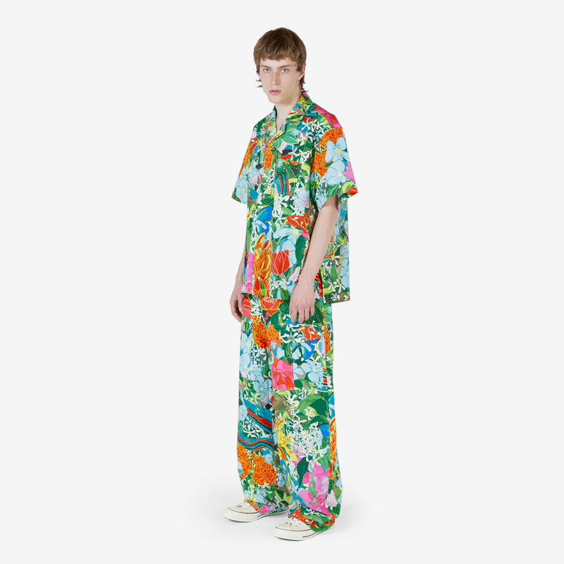 Unisex Camo Print Cargo Pant Multi Pants