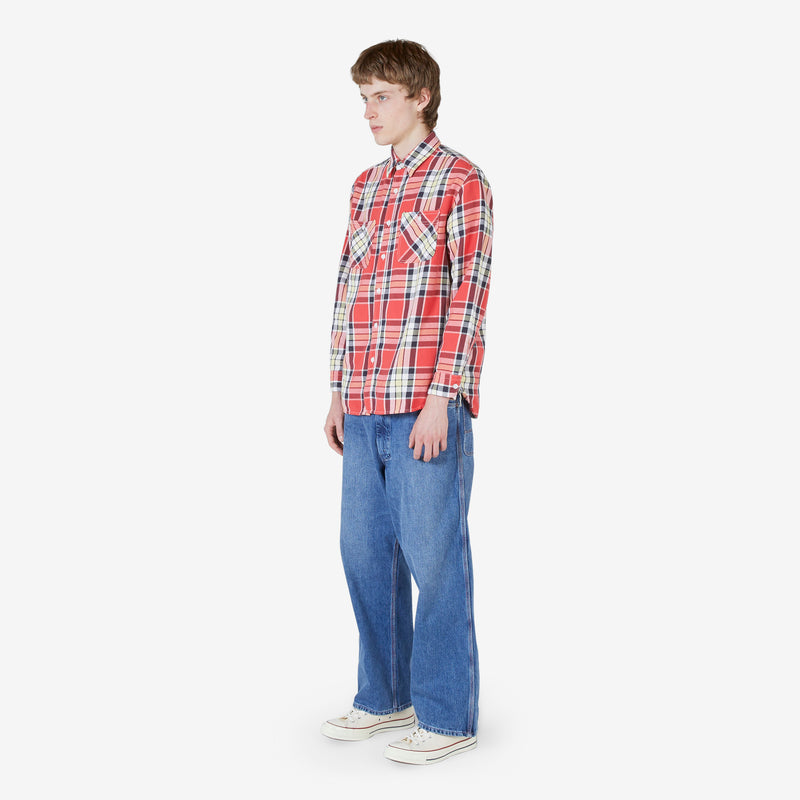 WORK Nel Check Shirt Red