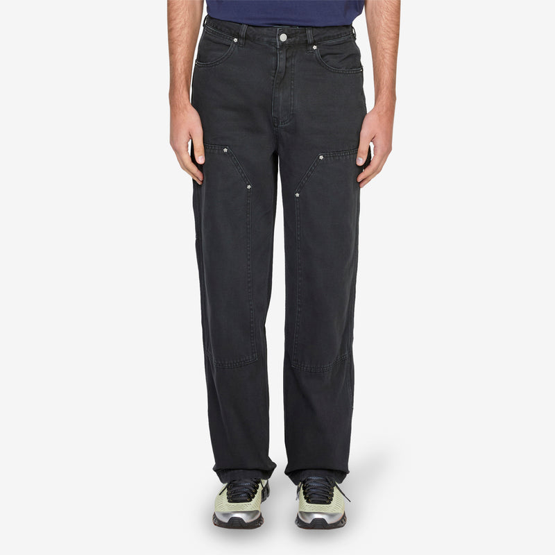 Double Knee Carpenter Pant Used Black Pants