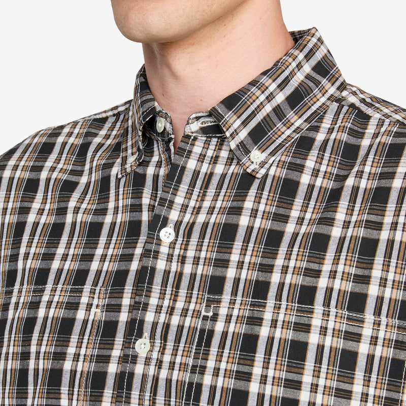 Grant Shirt Black Plaid Shirts