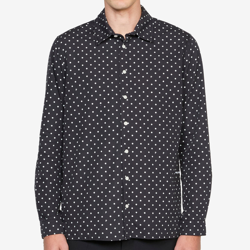 Polkadot Shirt Black | White Shirts