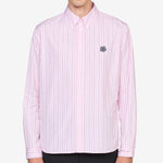 'Boke Flower' Crest Casual Shirt Pastel Pink