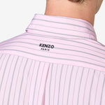 'Boke Flower' Crest Casual Shirt Pastel Pink