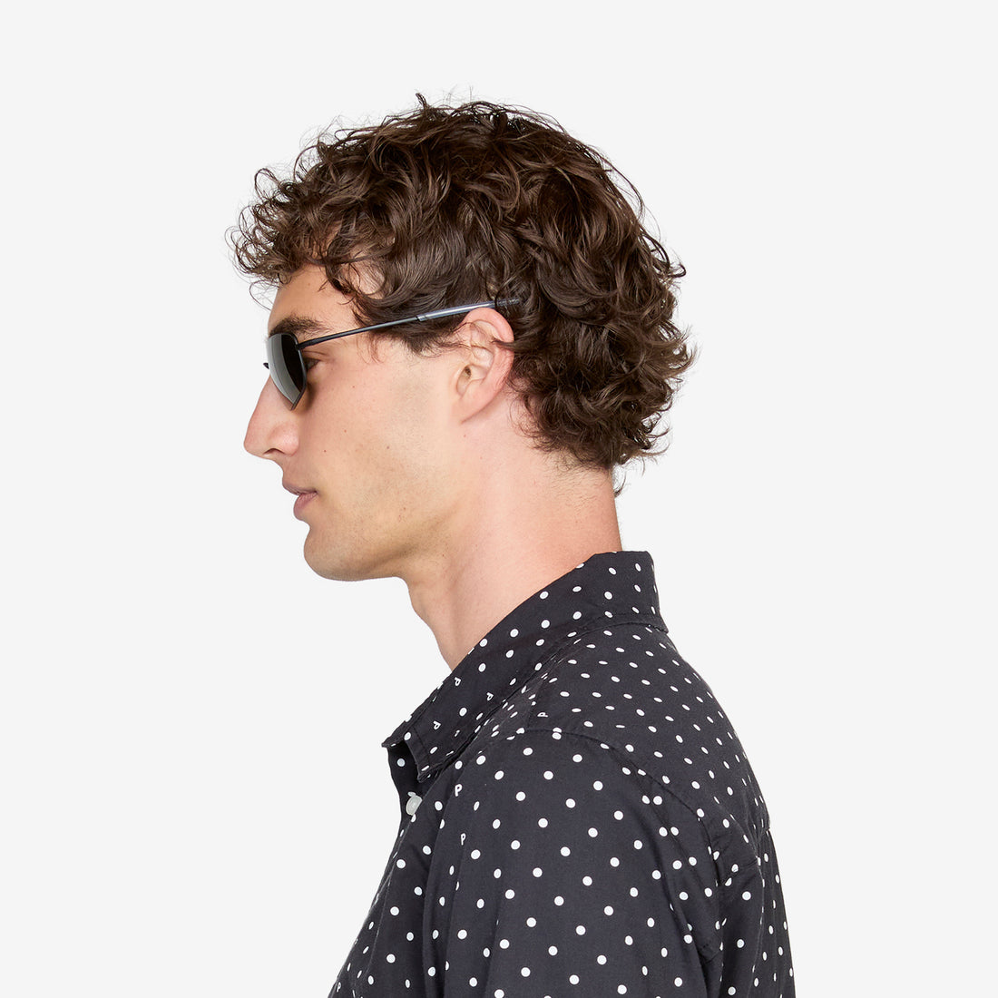 Marathon Matte Black | Green Solid Polarised Lens Eyewear