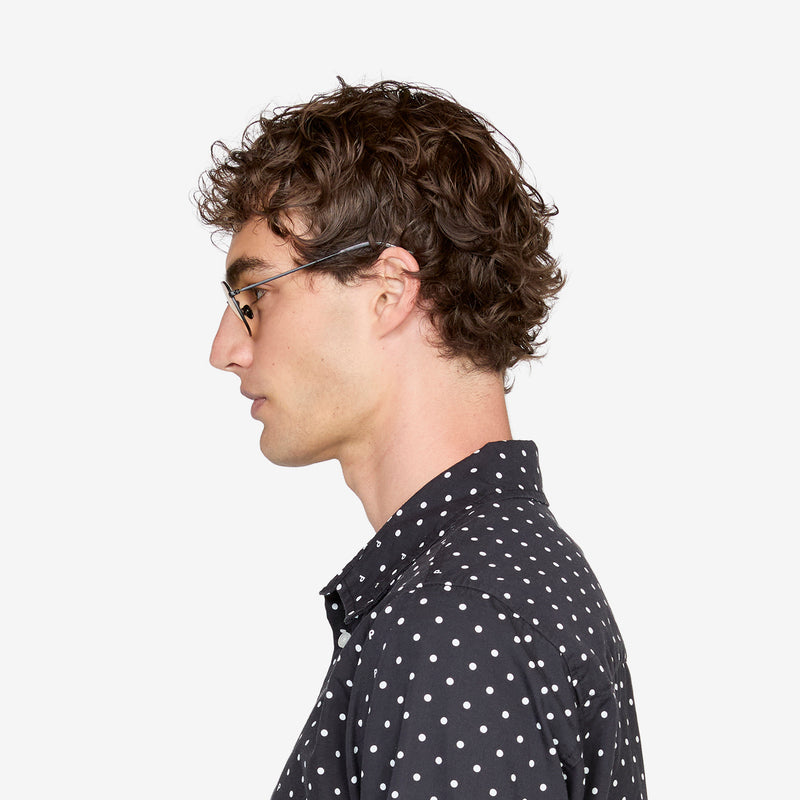 Dion Matte Black | Yellow Gradient Lens Eyewear