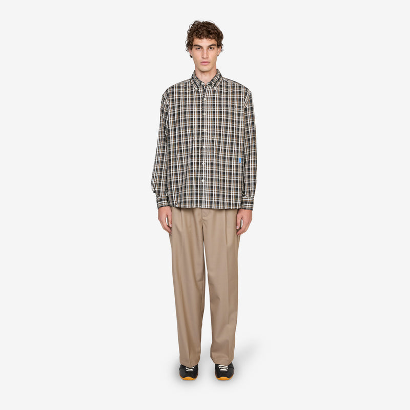 Grant Shirt Black Plaid Shirts